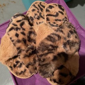 Fuzzy and warm slippers